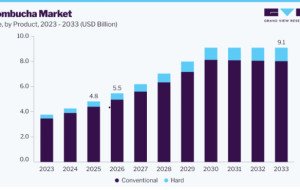 Kombucha Market Demand Rises With Growing Functional Beverage Awareness