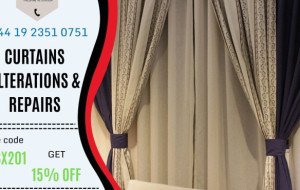 Perfectly Fitted Curtains with Professional Tailoring Services