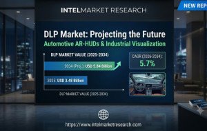 Digital Light Processing (DLP) Market to Reach $5.84 Billion by 2034, Driven by Automotive and Smart Industrial Adoption