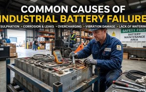 Common Causes of Industrial Battery Failure