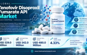 Tenofovir Disoproxil Fumarate API Market Size to Reach USD 480.0 Million by 2034 at 4.33% CAGR | Market Share, Growth, Forecast &amp; Outlook