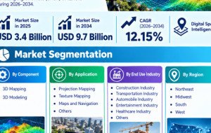 United States 3D Mapping and Modeling Market Size Projected to Reach USD 9.7 Billion by 2034 with a CAGR of 12.15%